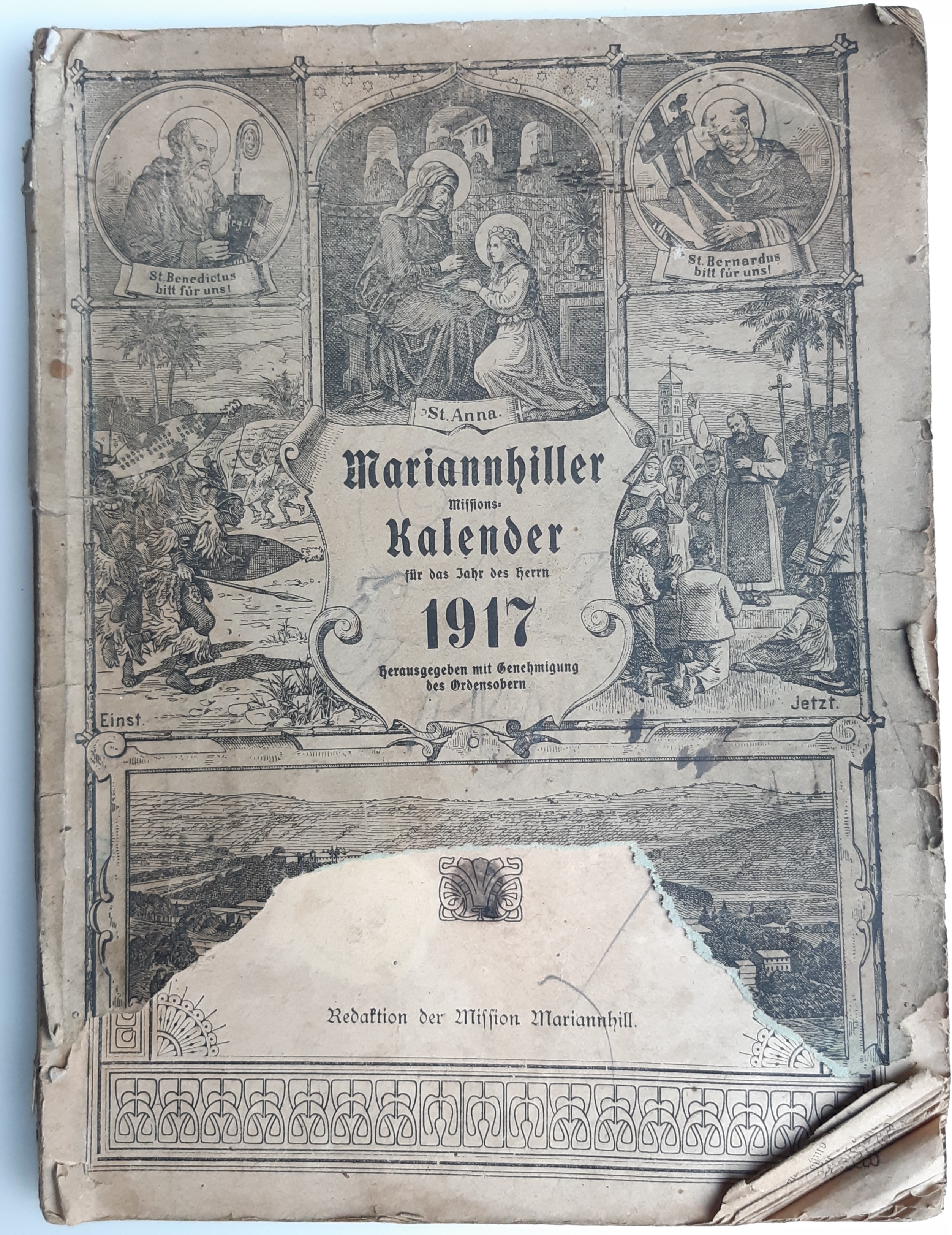 Kalender "Mariannhiller Missionskalender", 1917